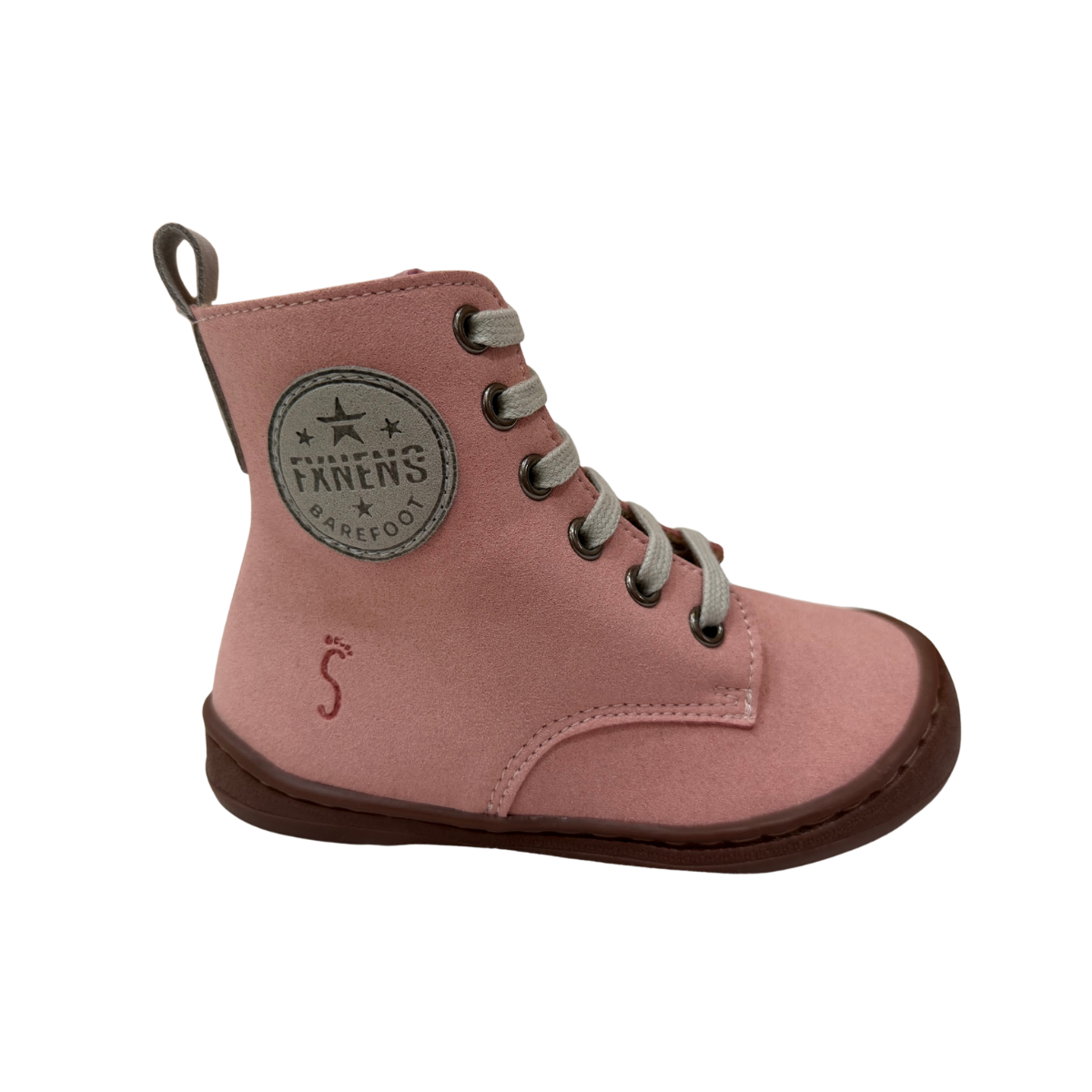 Botín Respetuoso 9087-R Rosa/Gris Microfibra Flexi Nens