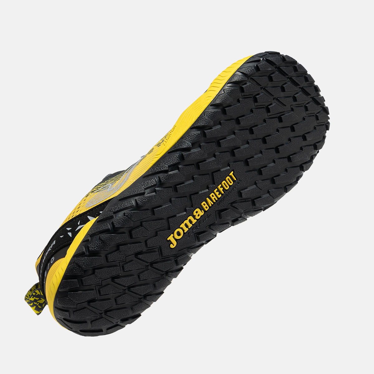 Deportiva Trail Barefoot Tundra Negro/Amarilla Joma