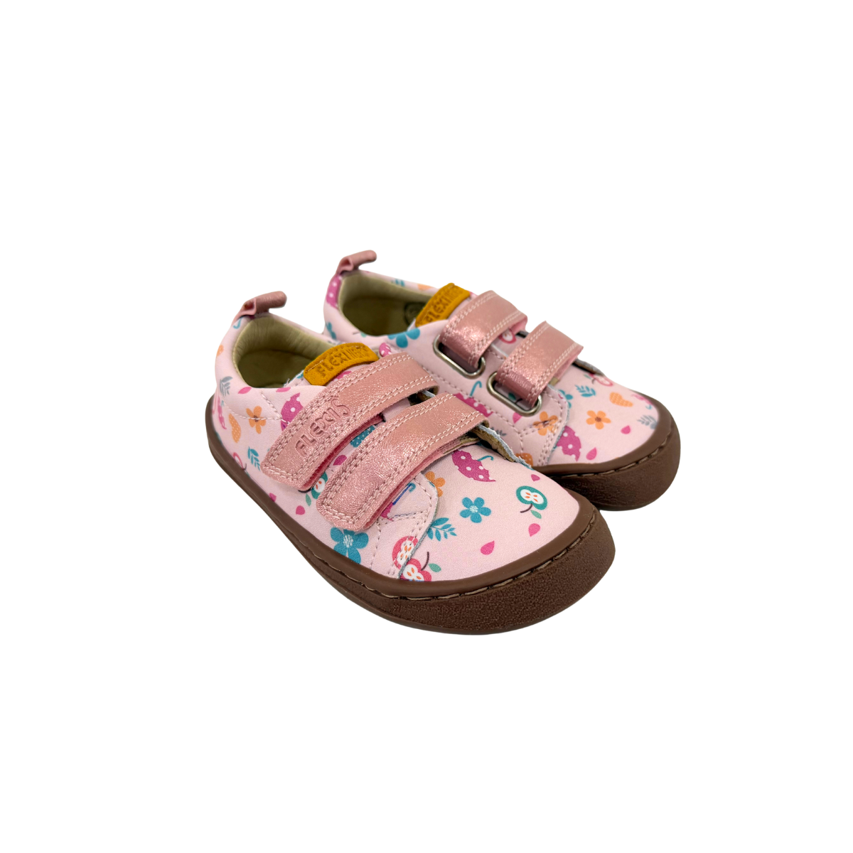 Zapatillas Respetuosas Rosa Estampado 9001-R  FlexiNens