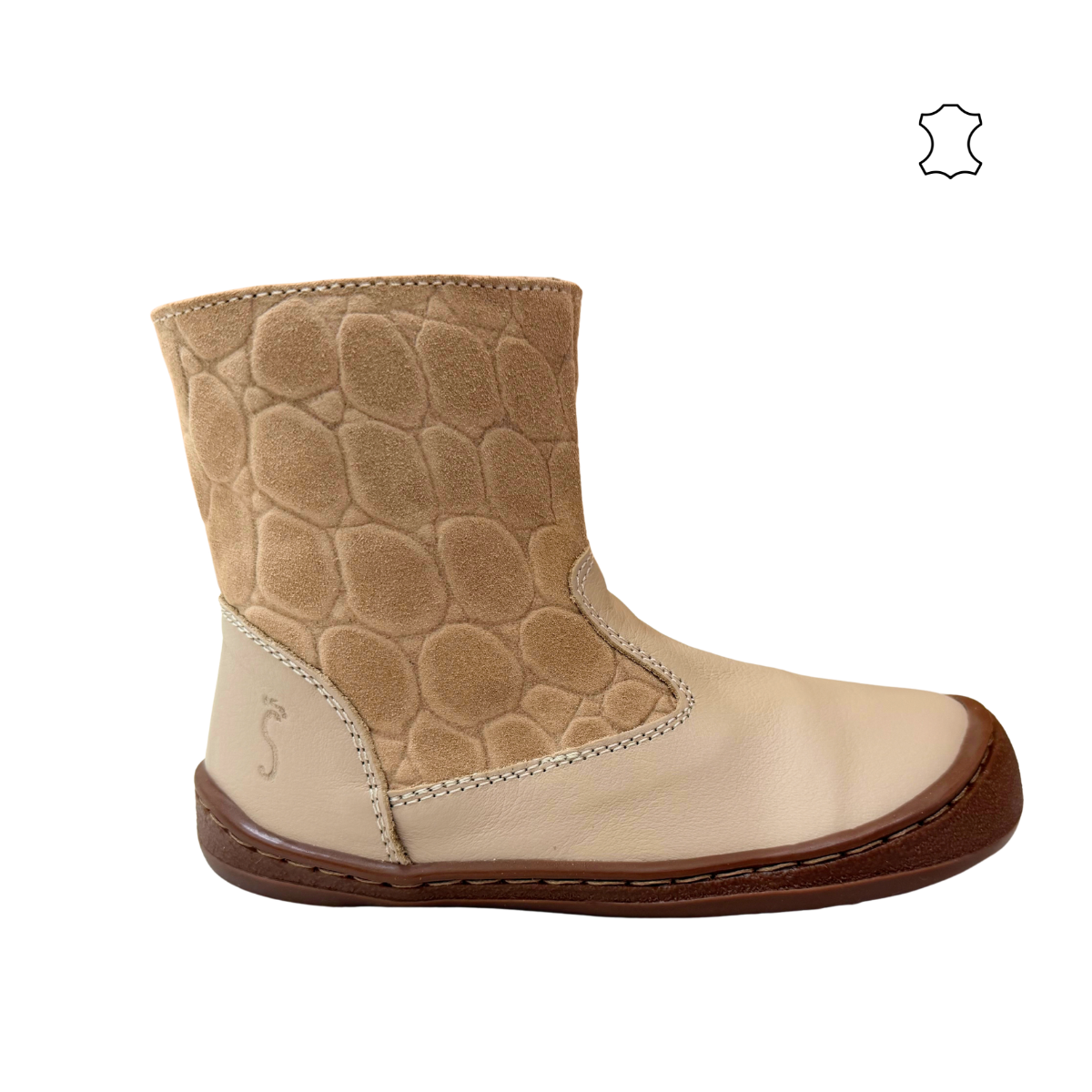 Botín Respetuoso 9060-R Beige Flexi Nens
