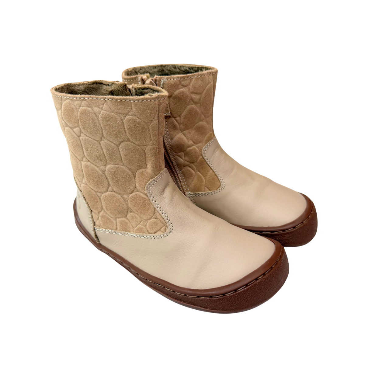 Botín Respetuoso 9060-R Beige Flexi Nens