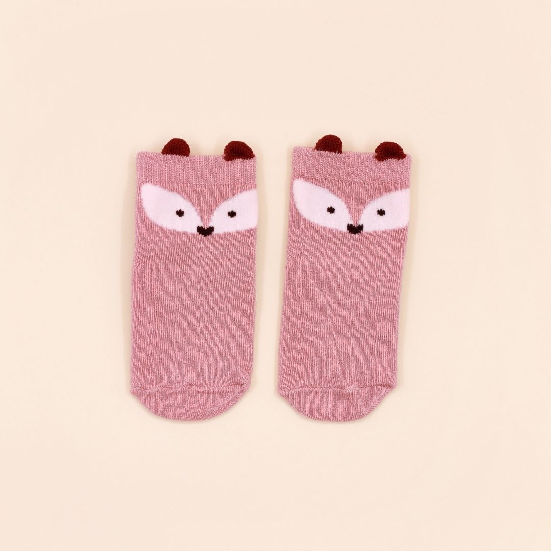 Calcetines Animals Fox Rosa