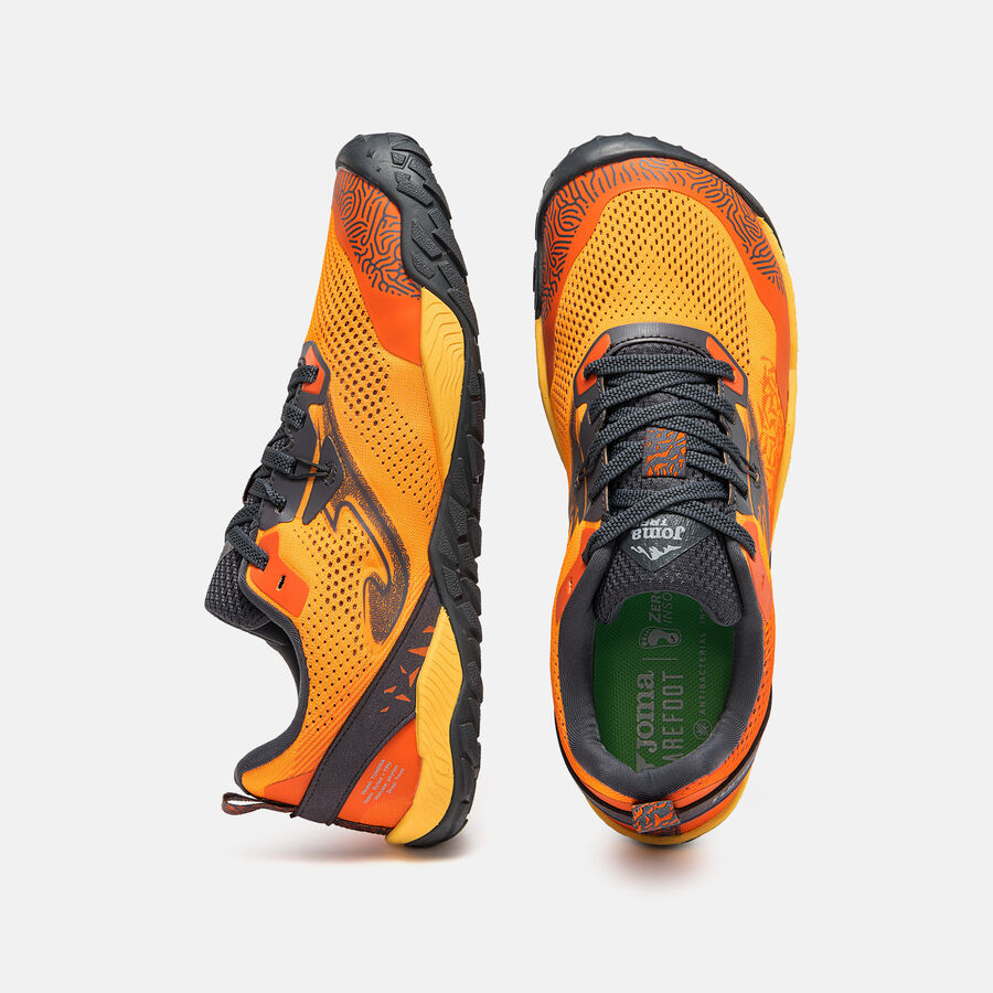 Deportiva Barefoot Trail Tundra Naranja Adulto Joma