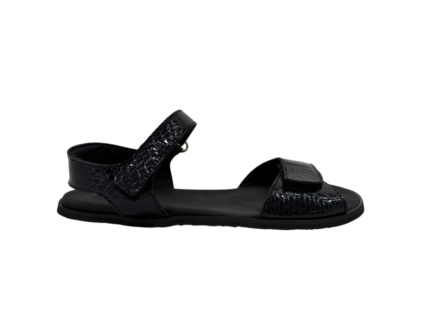 Sandalia Transicion Negro Brillo 70144-LT Flexinens