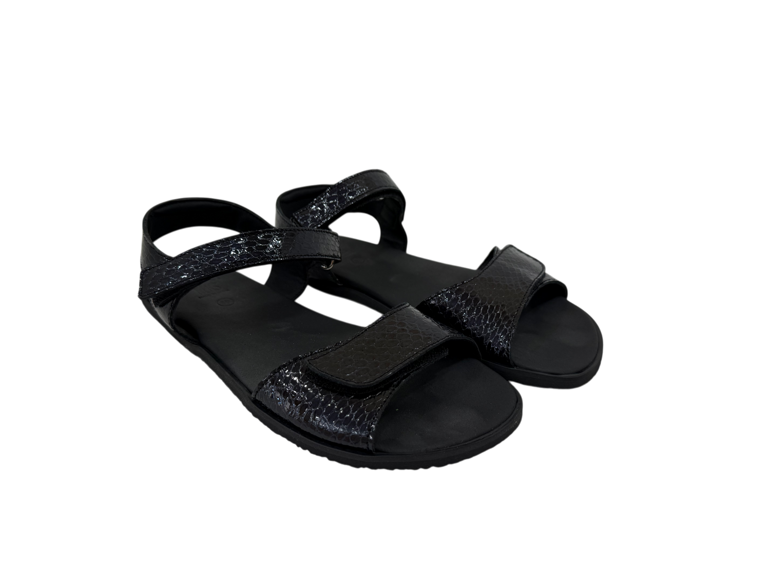 Sandalia Transicion Negro Brillo 70144-LT Flexinens