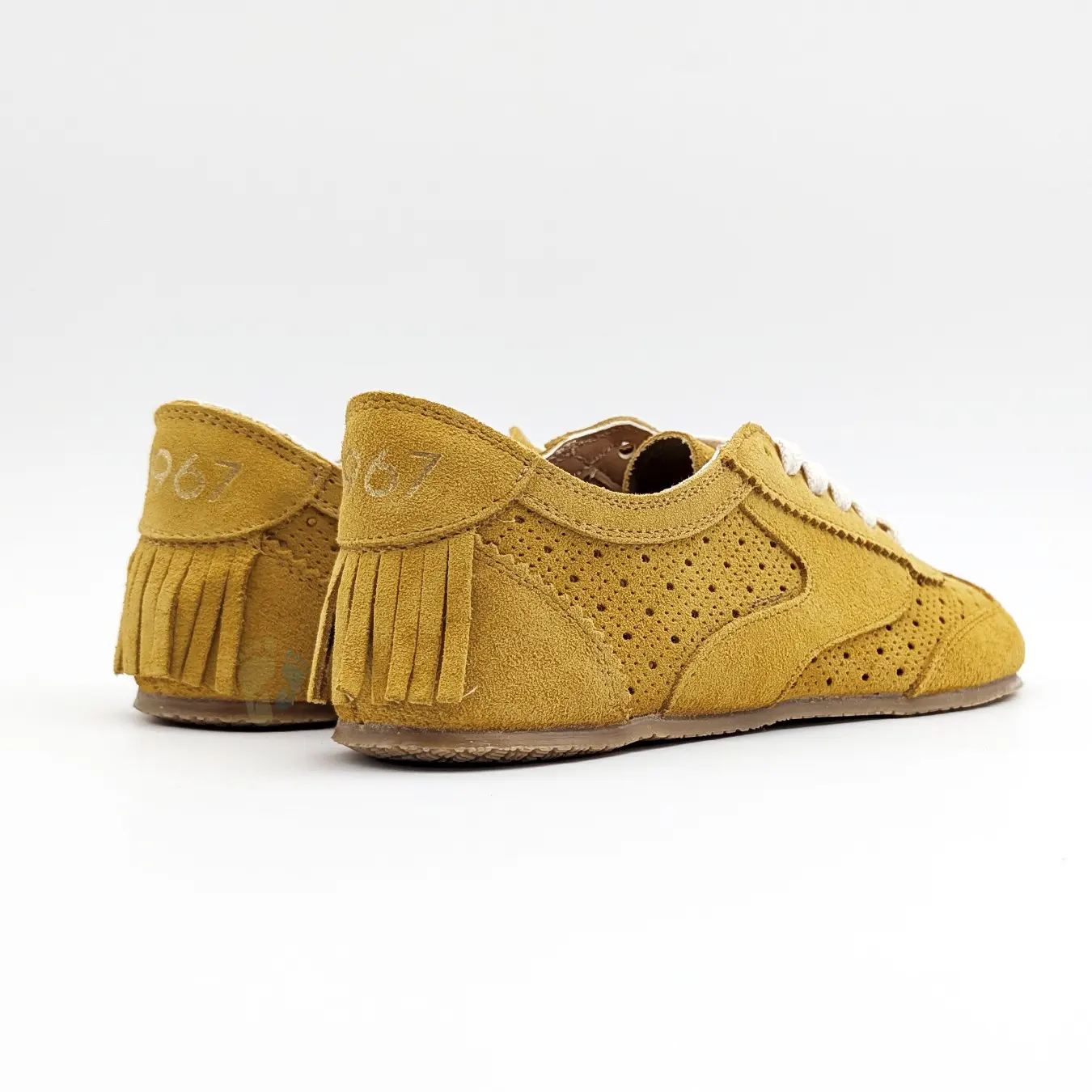 Zapatillas Mostaza con Flecos MTNG