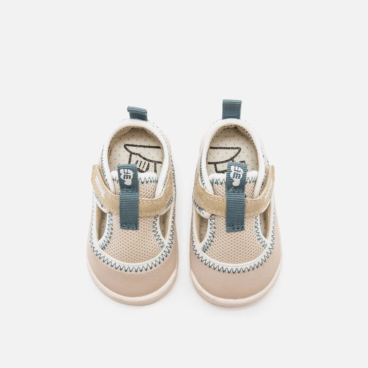 Sandalia Beige Malla Free Baby MTNG
