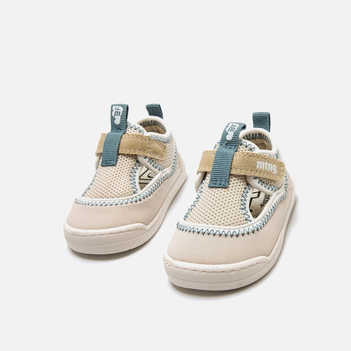 Sandalia Beige Malla Free Baby MTNG