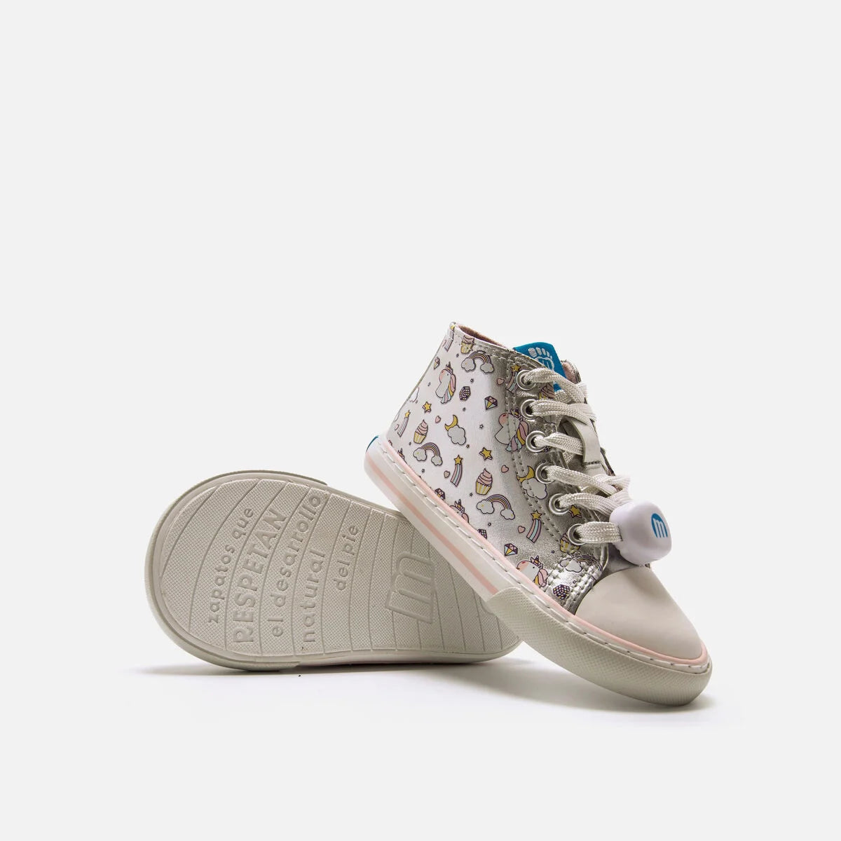 Bota Unicornio Free Plata