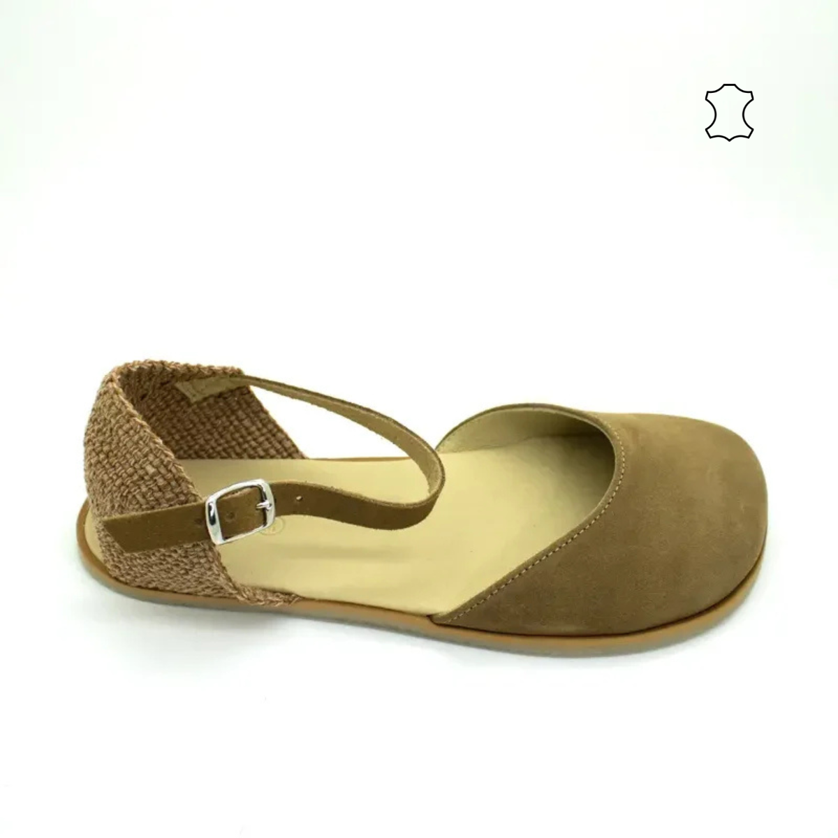 Sandalia Barefoot Estilo Valenciana 6605 Cuero Flexinens