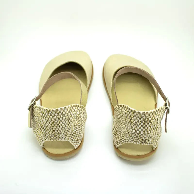 Sandalia Barefoot Estilo Valenciana 6605 Cava Flexinens