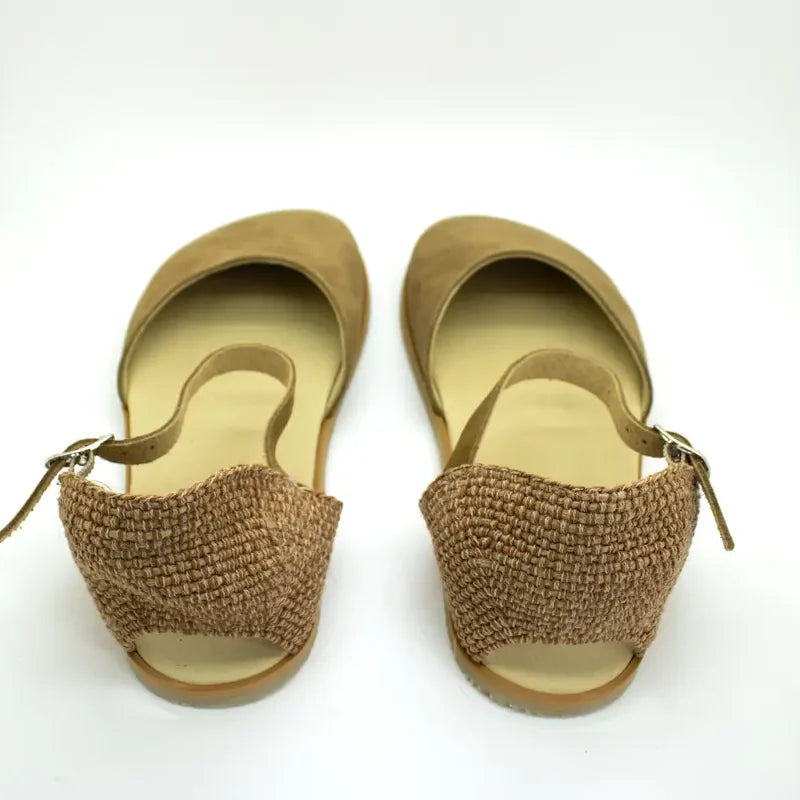 Sandalia Barefoot Estilo Valenciana 6605 Cuero Flexinens